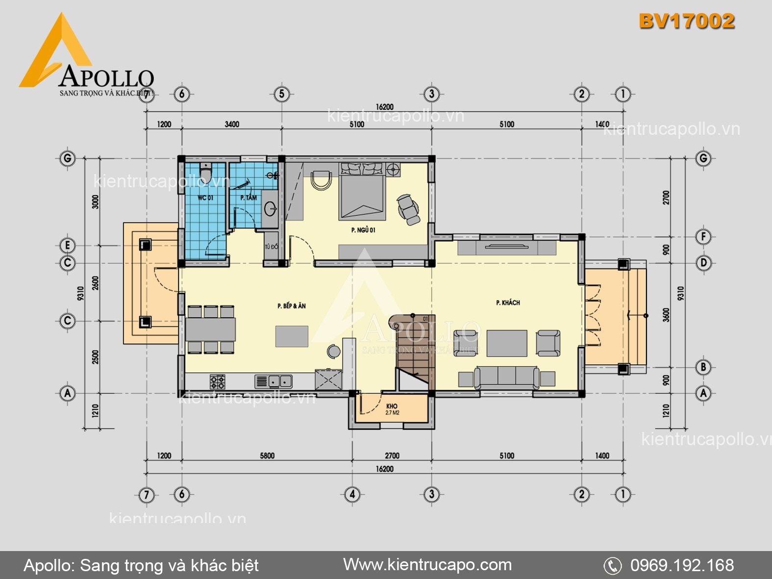 Mẫu nhà vườn phong cách giữa đồng quê (BV17002)